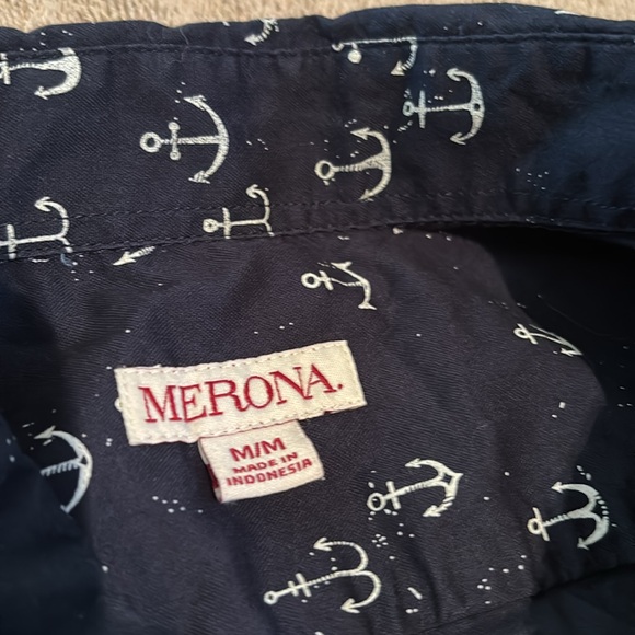 Merona medium men’s button down shirt - Picture 3 of 6